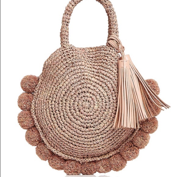 Loeffler Randall Handbags - Loeffel Randall straw circle tote